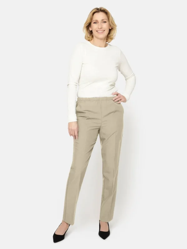 Brandtex Bukser & Jeans<Anna Bukser Med Elastik i Taljen -