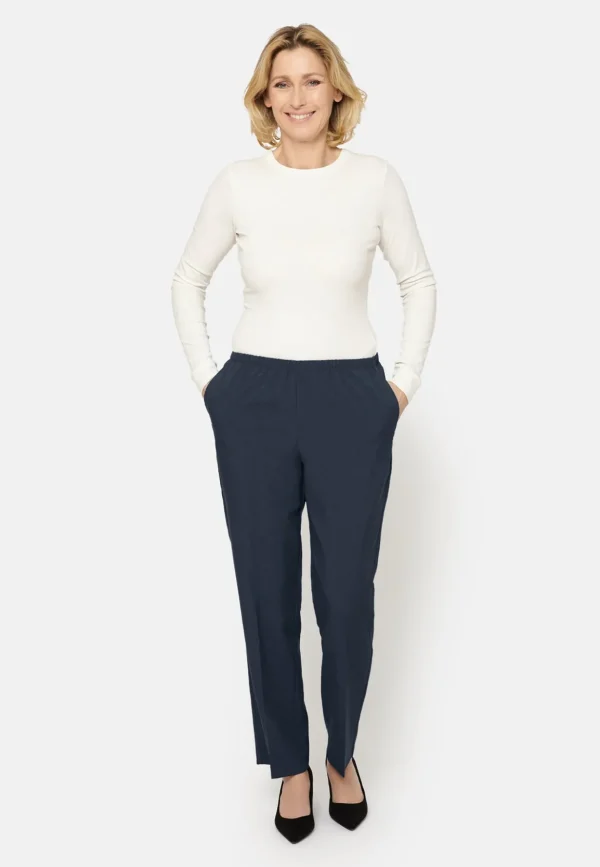 Brandtex Bukser & Jeans<Anna Bukser Med Elastik i Taljen -