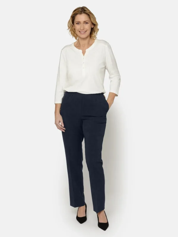 Brandtex Bukser & Jeans<Anna Bukser Med Elastik i Taljen -