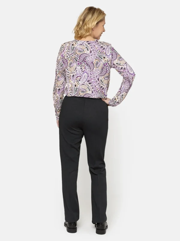 Brandtex Bukser & Jeans<Anna Bukser Med Elastik i Taljen -