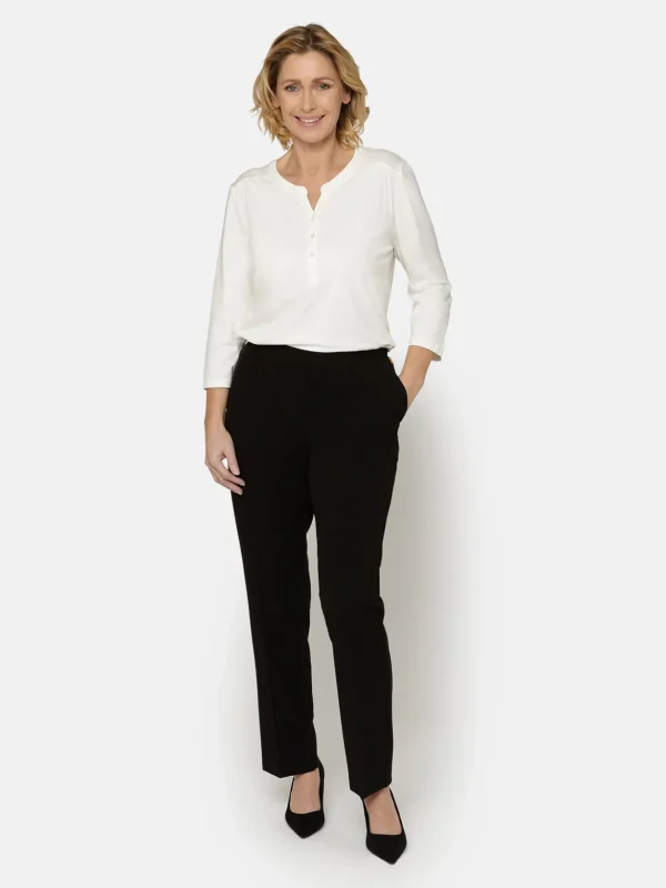 Brandtex Bukser & Jeans<Anna Bukser Med Elastik i Taljen -