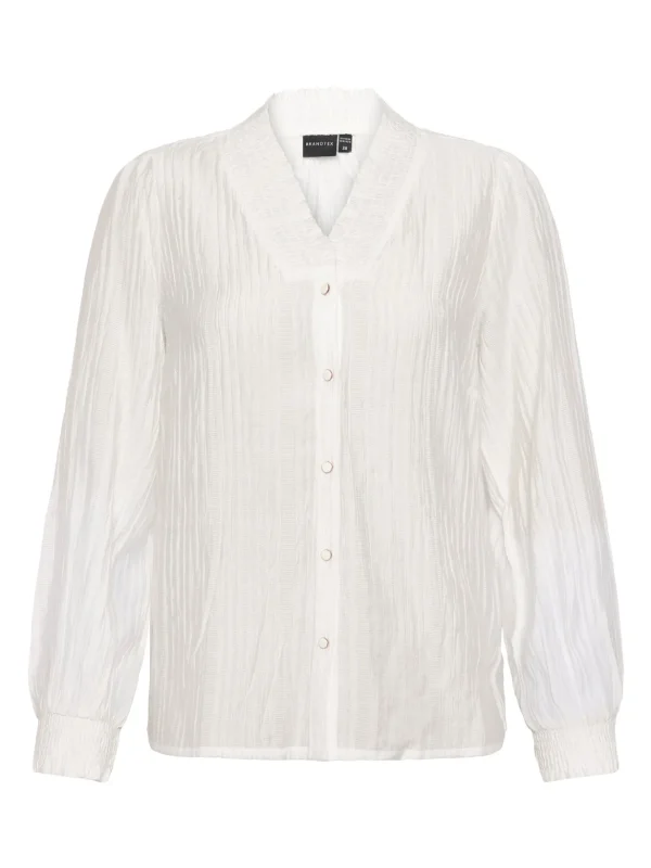 Brandtex Bluser & T-shirts<Bluse - Off White