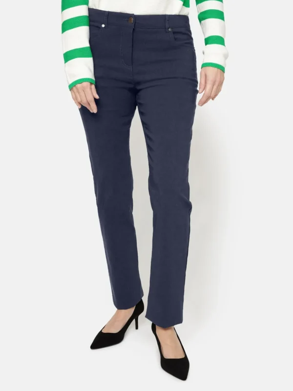 Brandtex Bukser & Jeans<Buks, 5-lommet, Madelaine - Midnight Blue