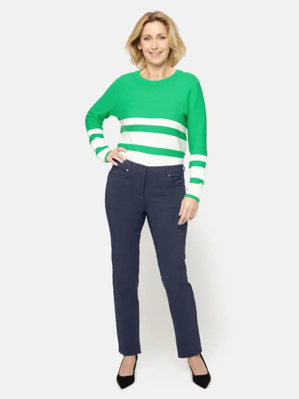 Brandtex Bukser & Jeans<Buks, 5-lommet, Madelaine - Midnight Blue