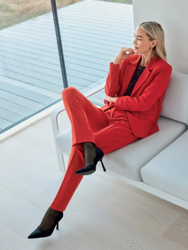 Brandtex Bukser & Jeans<Bukser - Berry Red