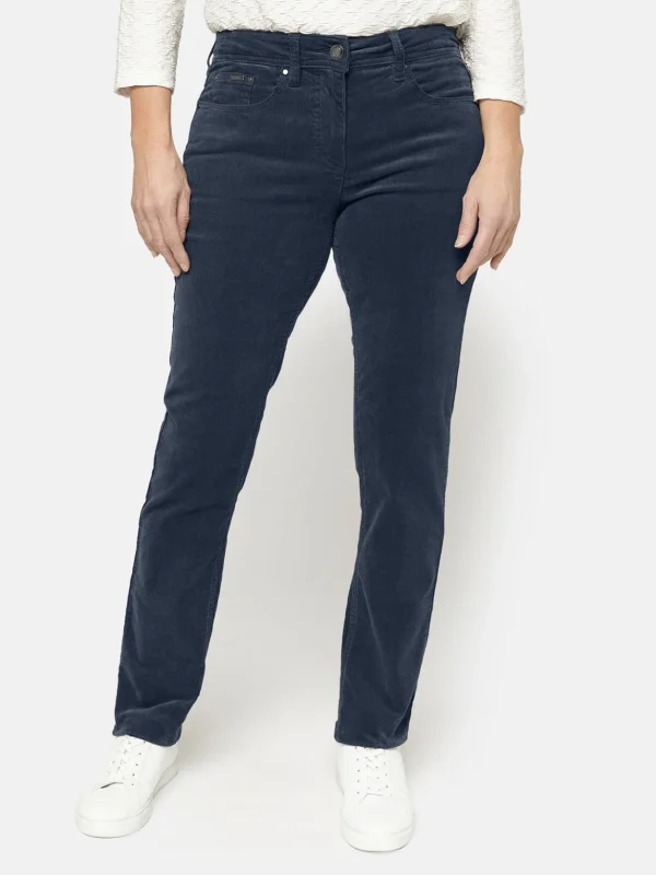 Brandtex Bukser & Jeans<Bukser Madelaine Lige Ben - Midnight Blue