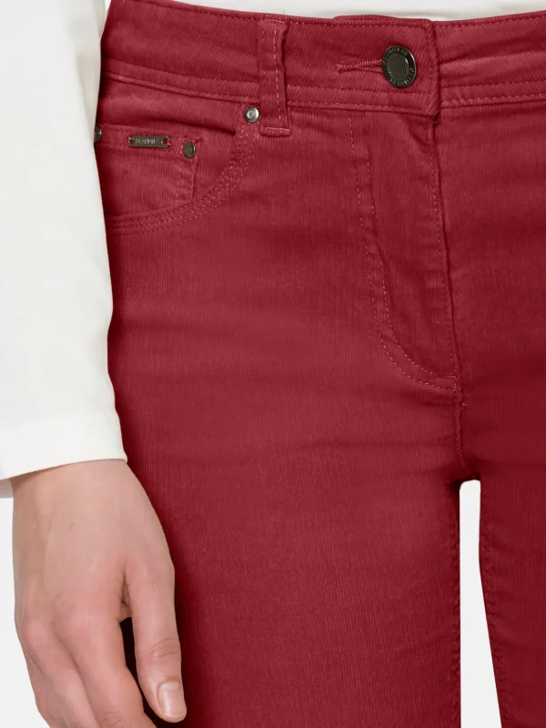 Brandtex Bukser & Jeans<Bukser Madelaine Lige Ben - Vine Red