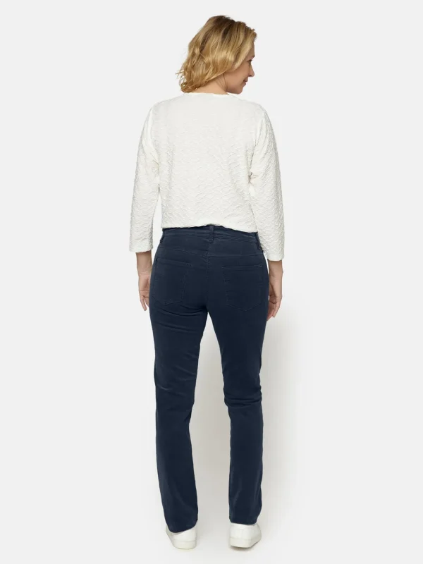 Brandtex Bukser & Jeans<Bukser Madelaine Lige Ben - Midnight Blue