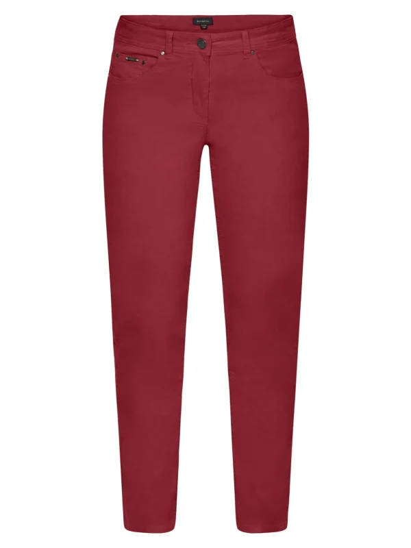 Brandtex Bukser & Jeans<Bukser Madelaine Lige Ben - Vine Red