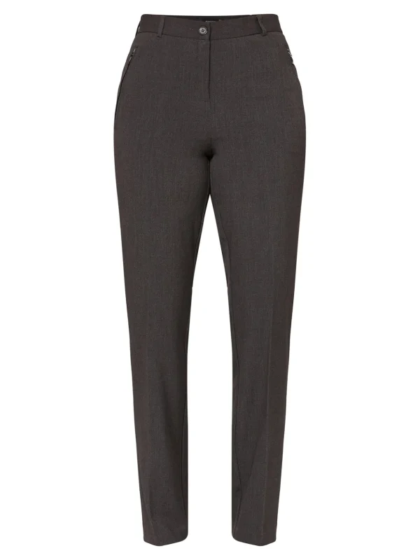 Brandtex Bukser & Jeans<Bukser Med Lynlåslomme  Sara - Grey mel.
