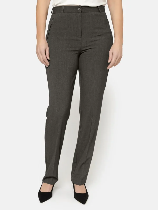 Brandtex Bukser & Jeans<Bukser Med Lynlåslomme  Sara - Deer - two tone