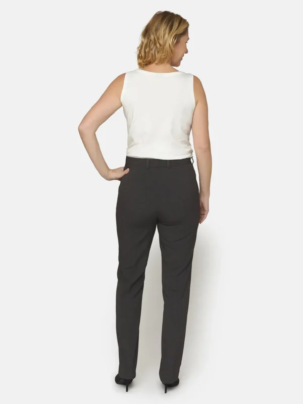 Brandtex Bukser & Jeans<Bukser Med Lynlåslomme  Sara - Grey mel.