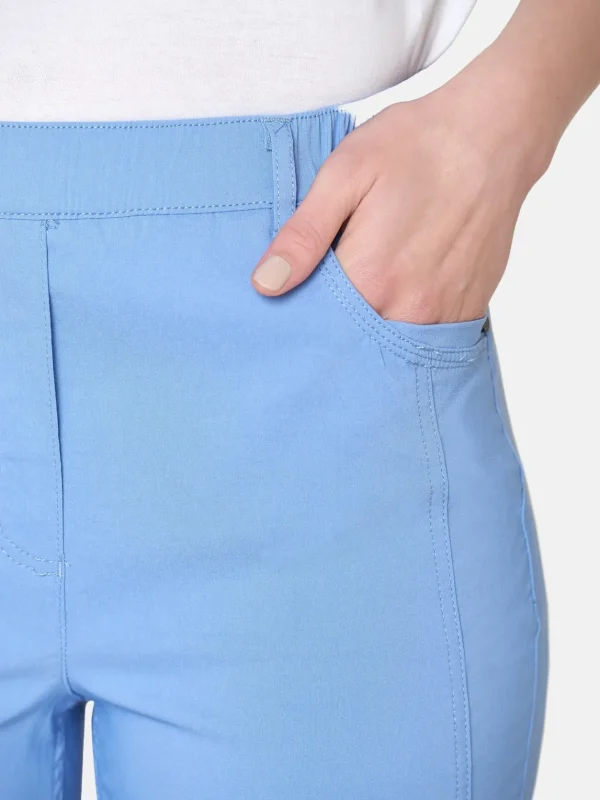 Brandtex Capribukser | Bukser & Jeans<Capri - Sky  Blue