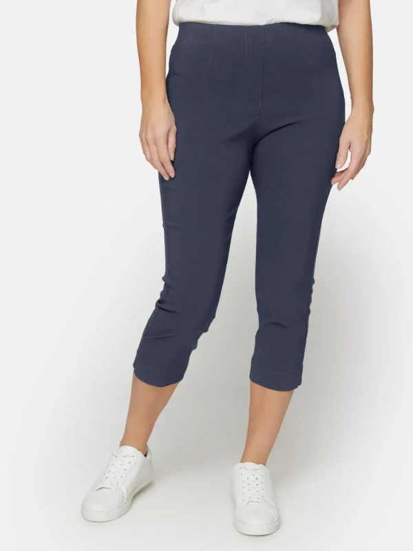 Brandtex Leggings | Capribukser<Capri Leggings - Midnight Blue