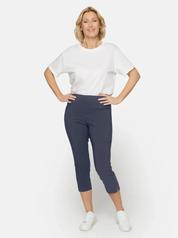 Brandtex Leggings | Capribukser<Capri Leggings - Midnight Blue