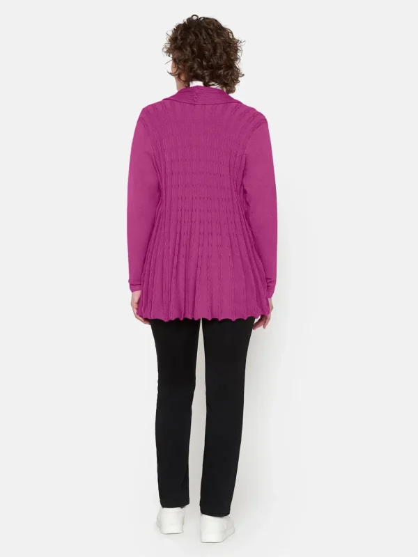 Brandtex Cardigans<Cardigan - Fuchsia Pink