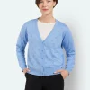 Brandtex Cardigans<Cardigan - Light Blue Melange
