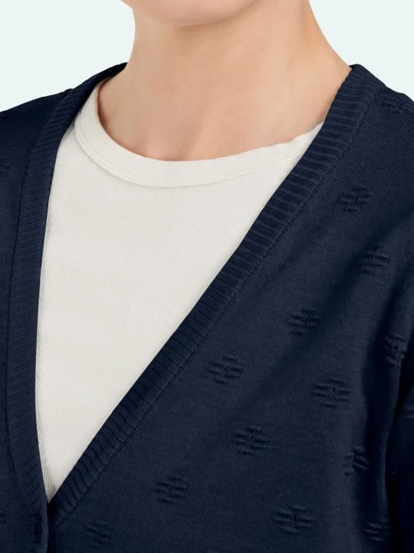 Brandtex Cardigans<Cardigan - Midnight Blue