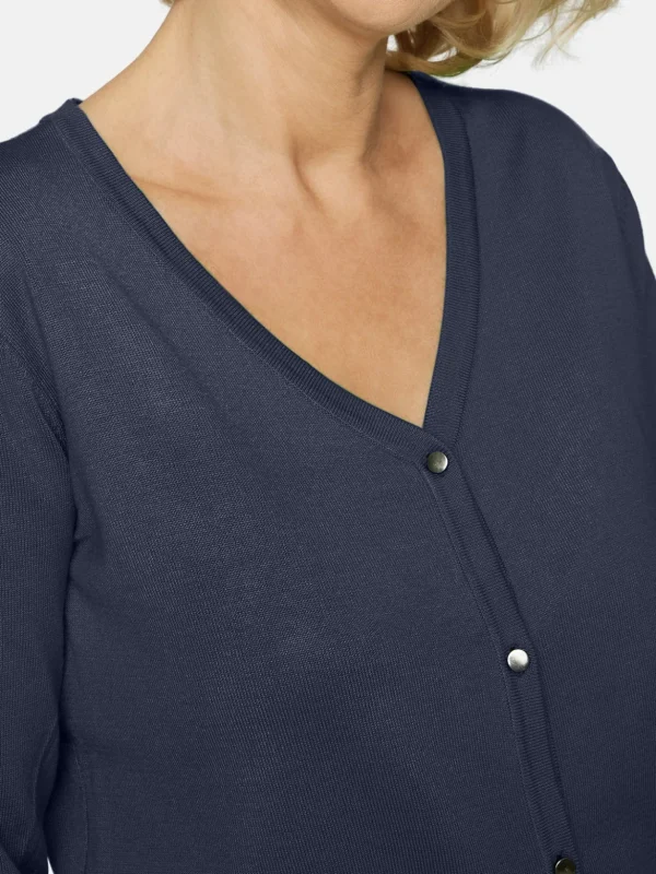 Brandtex Cardigans<Cardigan - Midnight Blue