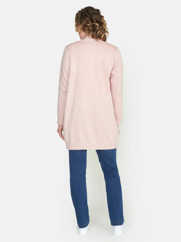 Brandtex Cardigans<Cardigan - Pale Mauve Melange