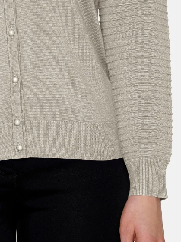 Brandtex Cardigans<Cardigan - Rainy Day Melange