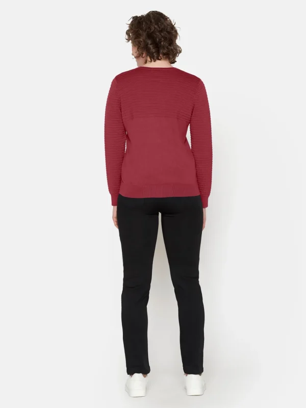 Brandtex Cardigans<Cardigan - Vine Red