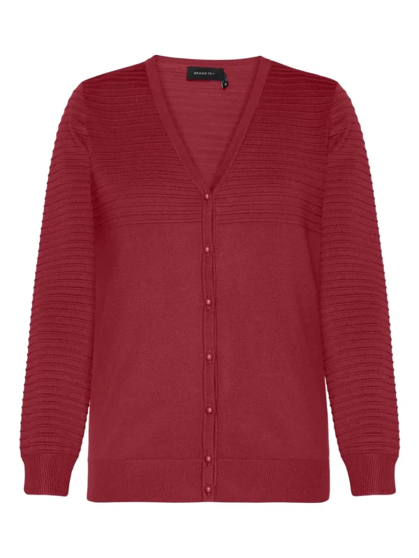 Brandtex Cardigans<Cardigan - Vine Red