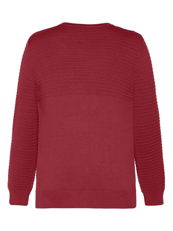 Brandtex Cardigans<Cardigan - Vine Red