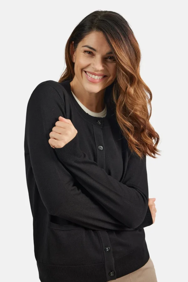 Brandtex Cardigans<Cardigan Med Lomme -