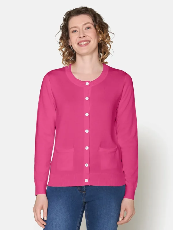 Brandtex Cardigans<Cardigan Med Lomme -