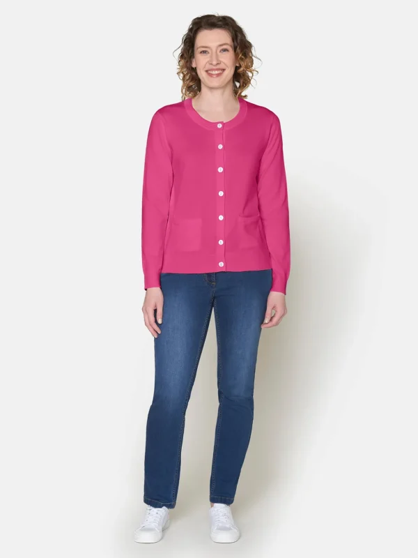 Brandtex Cardigans<Cardigan Med Lomme -