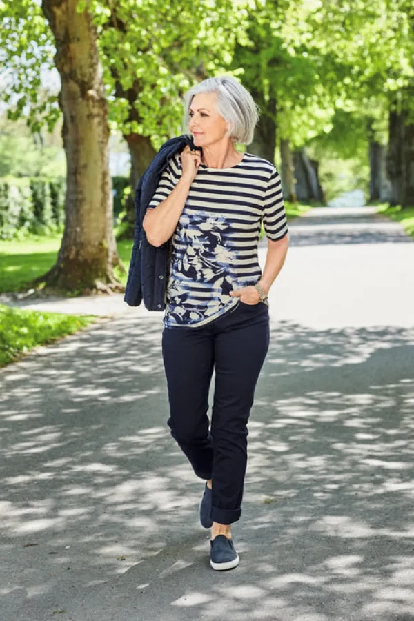 Brandtex Bukser & Jeans<Jeans Med Superstræk  Madelaine -