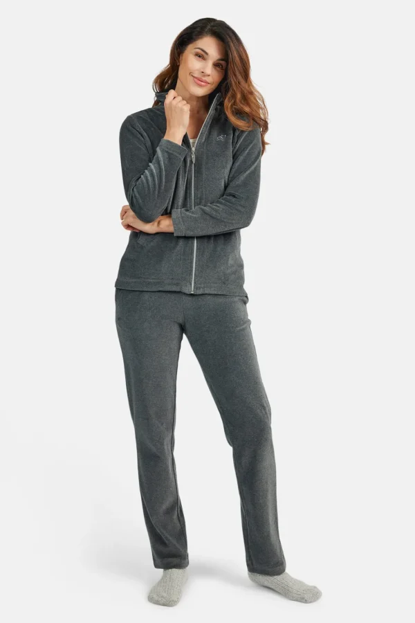 Brandtex Homewear<Joggingsæt - Dark Grey Mell
