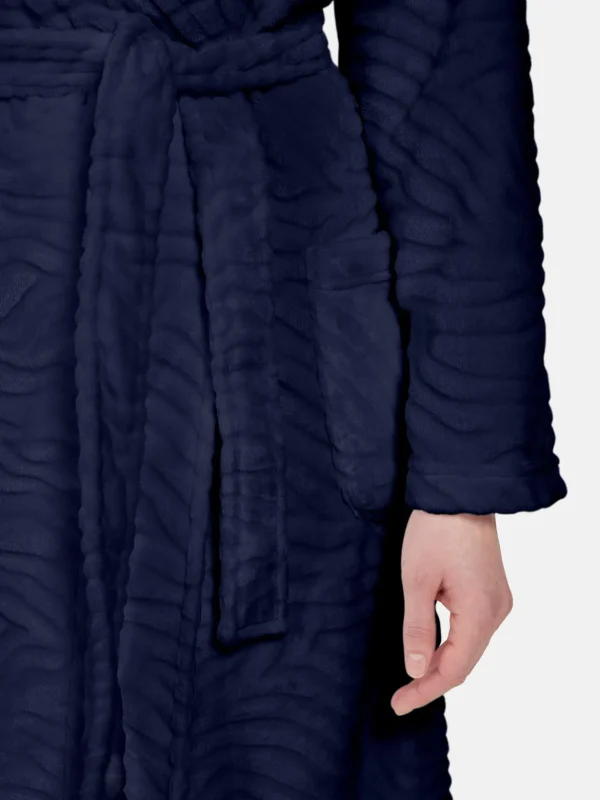 Brandtex Homewear<Morgenkåbe - Navy Blue