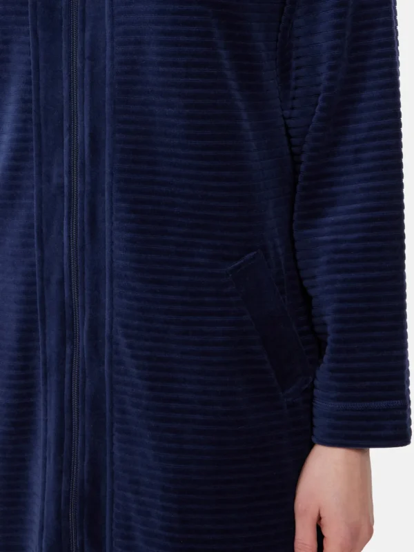 Brandtex Homewear<Morgenkåbe - Navy Blue