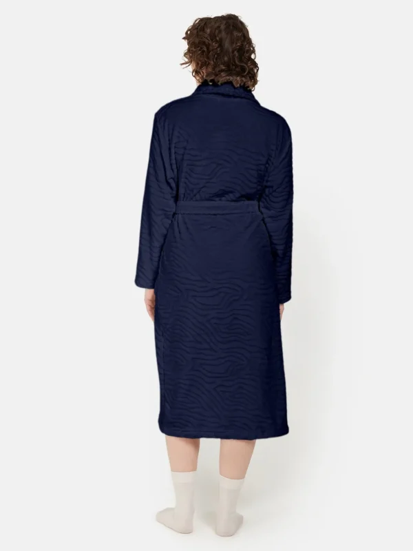Brandtex Homewear<Morgenkåbe - Navy Blue
