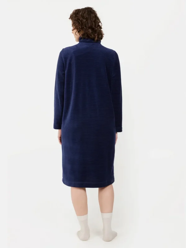 Brandtex Homewear<Morgenkåbe - Navy Blue