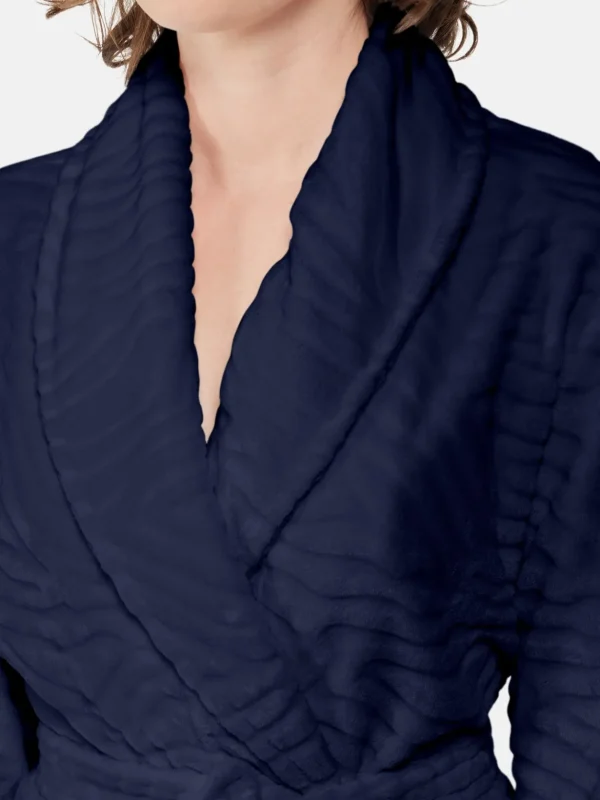 Brandtex Homewear<Morgenkåbe - Navy Blue