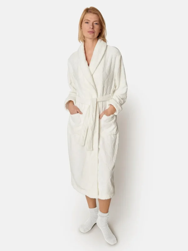 Brandtex Homewear<Morgenkåbe - Off White