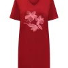 Brandtex Homewear<Natkjole - Beet Red