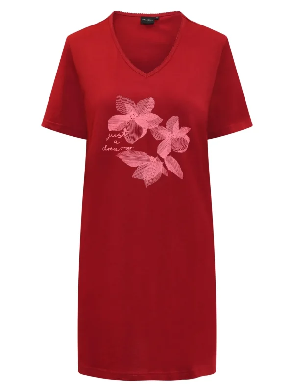 Brandtex Homewear<Natkjole - Beet Red