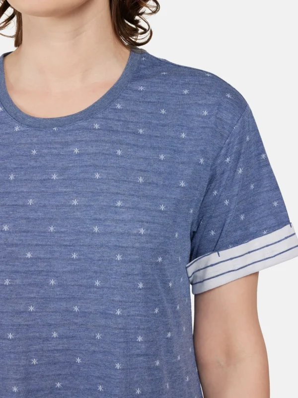 Brandtex Homewear<Natkjole - Blue Melange