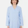 Brandtex Homewear<Natkjole - Cornflower Blue