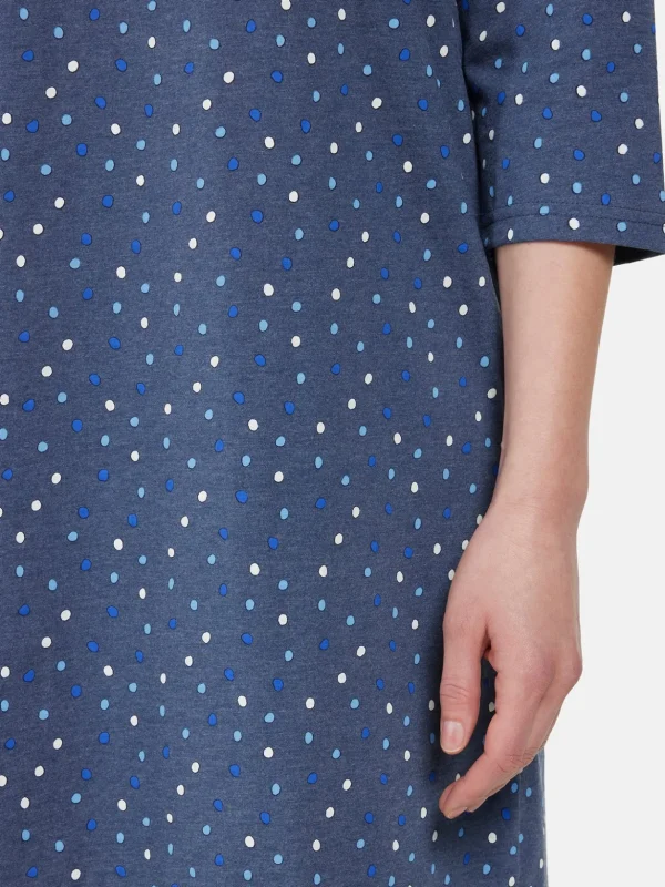 Brandtex Homewear<Natkjole - Cornflower Blue