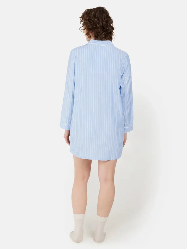 Brandtex Homewear<Natkjole - Cornflower Blue