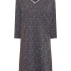 Brandtex Homewear<Natkjole - Dark Grey Mell