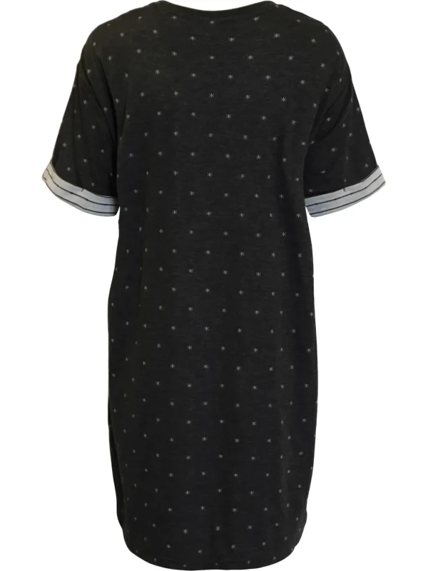 Brandtex Homewear<Natkjole - Dark Grey Mell