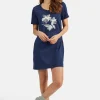 Brandtex Homewear<Natkjole - Navy Blue