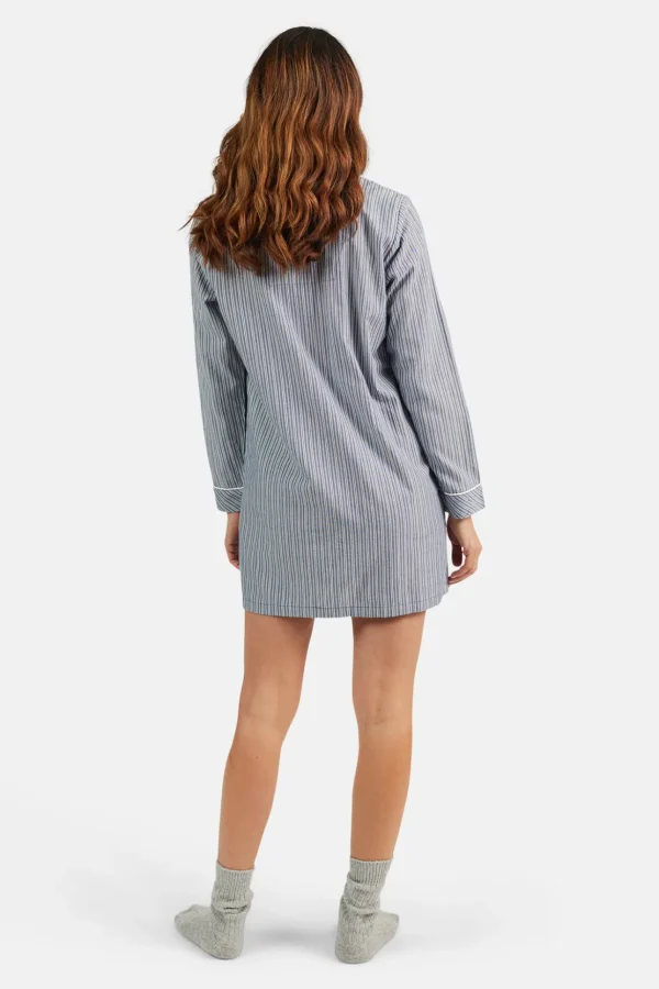 Brandtex Homewear<Natkjole - Navy Blue