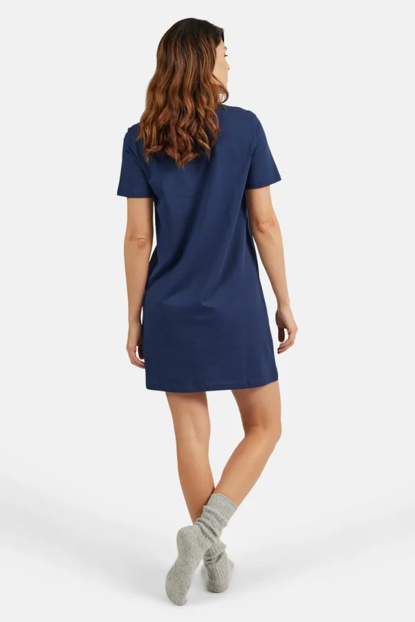 Brandtex Homewear<Natkjole - Navy Blue